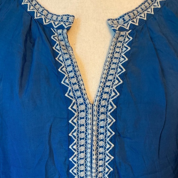 Beautiful Tangerine Embroidered Top - Picture 7 of 13